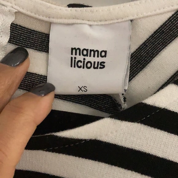 Maternity stripped dress - Picture 2 of 4